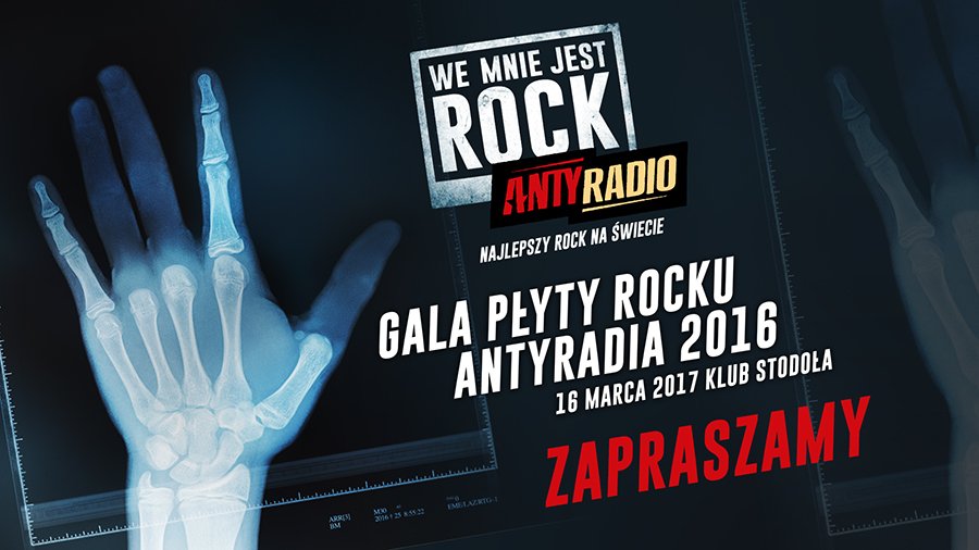 Rozdanie nagród w plebiscycie Płyta Rocku Antyradia 2016