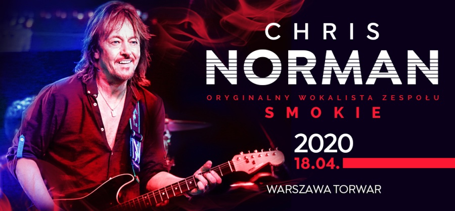 Chris Norman w jedynym koncercie w Polsce w ramach europejskiej trasy koncertowej 2020