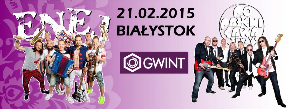 Koncert Poparzeni Kawą Trzy i ENEJ - Białystok, Klub Gwint