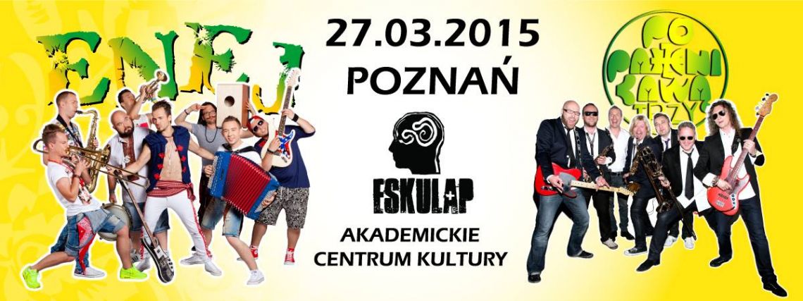 Koncert Poparzeni Kawą Trzy i ENEJ - Poznań, Eskulap