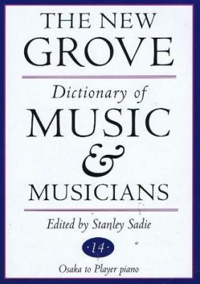 The New Grove Dictionary of Music and Musicians: 29 volumes with index