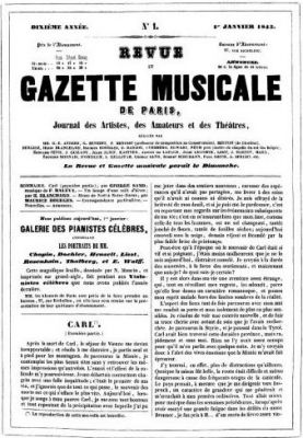 Revue et gazette musicale de Paris