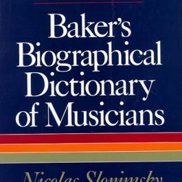 Baker's Biographical Dictionary of Musicians
