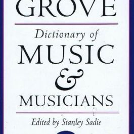The New Grove Dictionary of Music and Musicians: 29 volumes with index