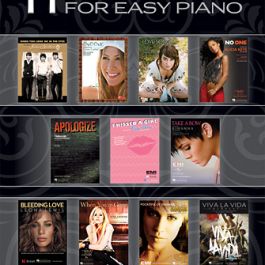 11 top hits for easy piano